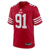 San Francisco 49ers Sam Okuayinonu Scarlet Team Game Jersey