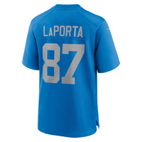 Detroit Lions Sam LaPorta Blue Alternate Game Jersey