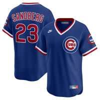 Chicago Cubs Ryne Sandberg Royal Throwback Cooperstown Collection Limited Jersey