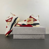 Low Top Sneakers, White Black Red Colorway, Lace Up Design, Casual Gift for Sneaker Fans