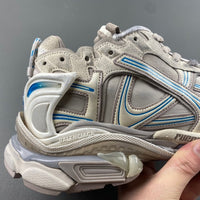 Low Top Sneakers, Gray Colorway, Lace Up Design, Casual Gift for Sneaker Fans