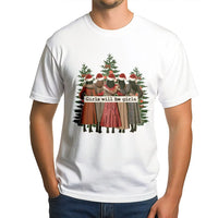 Retro Christmas Besties Shirt, Girls Will Be Girls T-Shirt, Adorable Holiday Graphic Tee, Friends Christmas Party Shirt, Winter Present Women