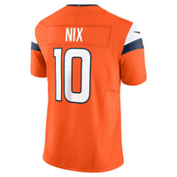 Denver Broncos Bo Nix Orange Limited Jersey
