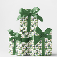 Dog Holiday Gift Wrap, Golden Retriever Christmas Wrapping Paper, Festive Golden Retriever Wrap Paper, Dog Lover Xmas Present Paper Roll