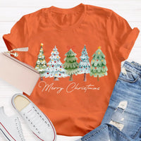 Festive Christmas Tree Shirt, Merry Christmas Tree T-Shirt, Retro Holiday Graphic Tee, Winter Xmas Pullover Tee, Christmas Present