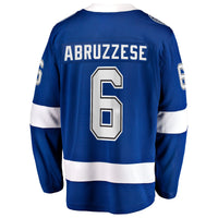 Tampa Bay Lightning Nick Abruzzese Blue Home Breakaway Jersey