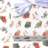 Royal Family Holiday Gift Wrap, Queen Christmas Wrapping Paper, Humorous Queen Wrapping Paper, British Festive Present Wrap, Holiday Paper Roll