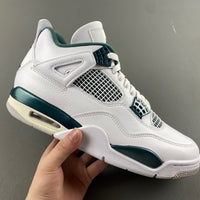 Low Top Sneakers, White Green Colorway, Lace Up Design, Casual Gift for Sneaker Fans