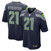 Seattle Seahawks Devon Witherspoon College Navy Game Jersey
