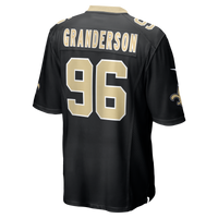 New Orleans Saints Carl Granderson Black Game Jersey