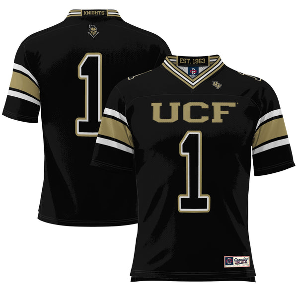 #1 UCF Knights Endzone Football Jersey - Black