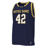 #42 Navy Notre Dame Fighting Irish Replica Basketball Jersey