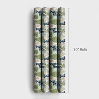 Watercolor Dog Gift Wrap, Black Labrador Christmas Wrapping Paper, Adorable Lab Holiday Wrapping Paper, Dog Lover Christmas Wrapping Paper Roll