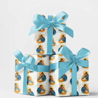 Religious Nativity Gift Wrap, Holy Family Christmas Wrapping Paper, Sacred Holiday Wrapping Paper, Faith Inspired Christmas Wrapping Paper