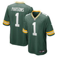 Green Bay Packers Micah Parsons Green Game Player Jersey