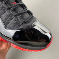 Low Top Sneakers, Black Red Colorway, Lace Up Design, Casual Gift for Sneaker Fans