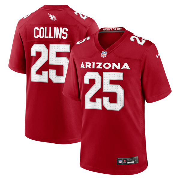 Arizona Cardinals Zaven Collins Cardinal Home Game Jersey