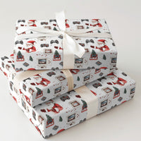 Santa Video Game Gift Wrap, Retro Console Gamer Wrapping Paper, Nostalgic Christmas Wrapping Paper, Vintage Tech Paper Roll