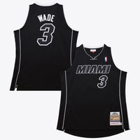 Miami Heat Dwyane Wade 2011 Dark Alternate Authentic Jersey - Black