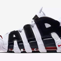 Sneakers, Red Black White Colorway, Lace Up Design, Casual Gift for Sneaker Fans
