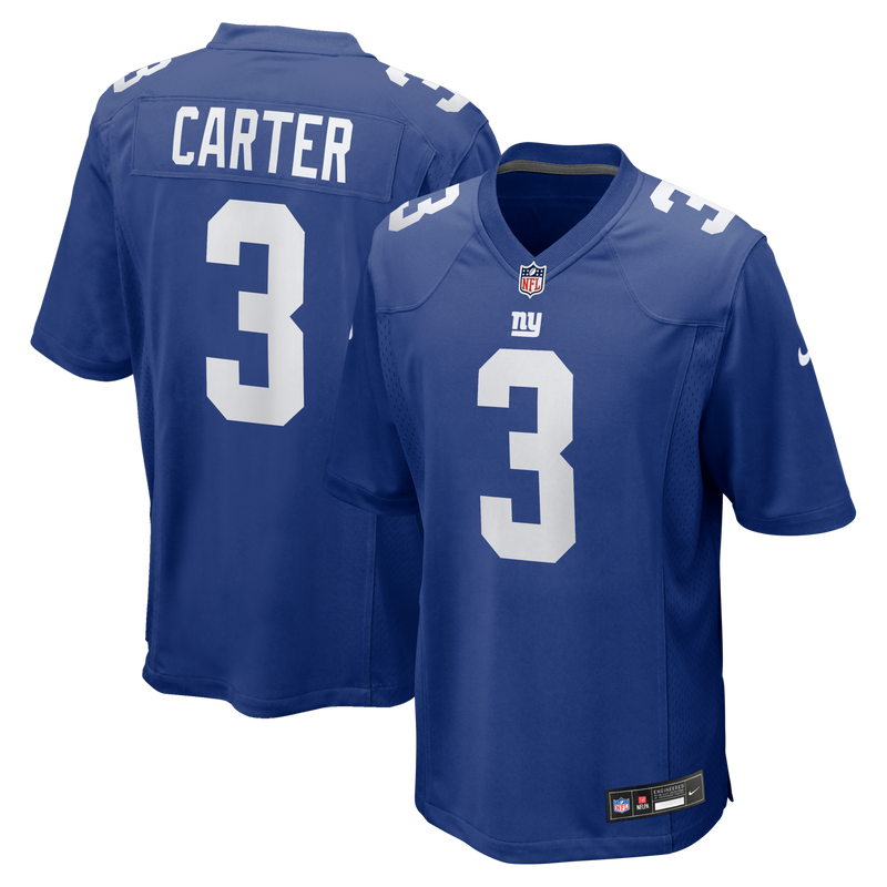 New York Giants Abdul Carter Royal Team Game Jersey