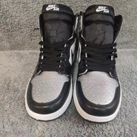 Sneakers, Black Silver Colorway, Lace Up Design, Casual Gift for Sneaker Fans
