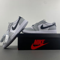 Low Top Sneakers, White Black Gray Colorway, Lace Up Design, Casual Gift for Sneaker Fans