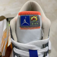 Low Top Sneakers, White Gray Colorway, Lace Up Design, Casual Gift for Sneaker Fans