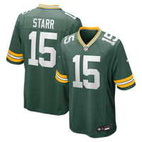 Green Bay Packers Bart Starr Green Game Retired Player Jersey