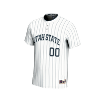 Utah State Aggies NIL Pick-A-Player Lightweight Softball Fashion Jersey - White