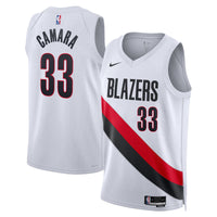 Portland Trail Blazers Replica Association Edition Swingman Jersey - White - Toumani Camara