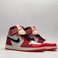 Sneakers, Red White Black Colorway, Lace Up Design, Casual Gift for Sneaker Fans