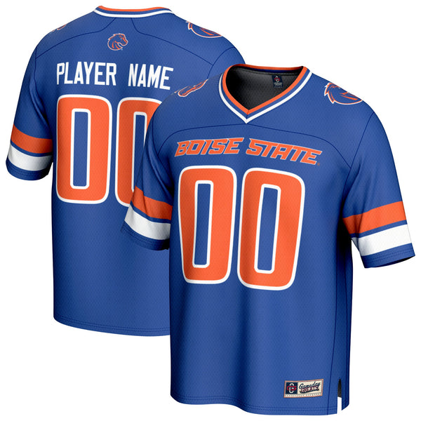Boise State Broncos NIL Pick-A-Player Lightweight Collegiate Football Fashion Jersey - Royal