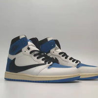 Sneakers, Cream Navy Colorway, Reverse Hook Design, Lace Up Design, Casual Gift for Sneaker Fans