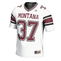 #37 Montana Grizzlies Football Jersey - White