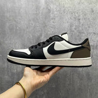 Low Top Sneakers, Black Colorway, Lace Up Design, Casual Gift for Sneaker Fans