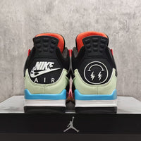 Mid Top Sneakers, Black Red Yellow Colorway, Lace Up Design, Casual Gift for Sneaker Fans