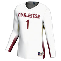 #1 Charleston Cougars Lightweight Volleyball Jersey - White