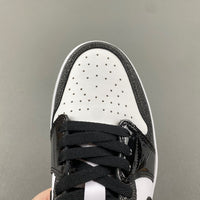 Low Top Golf Shoes, White Black Colorway, Lace Up Design, Casual Gift for Shoe Lovers