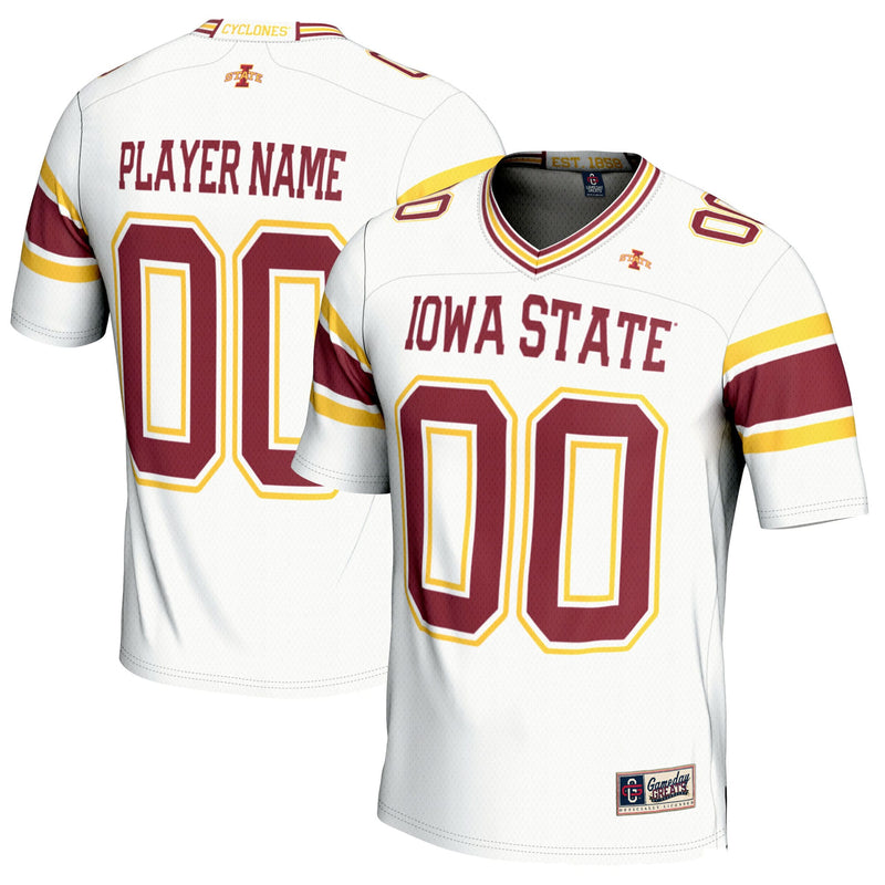 Iowa State Cyclones NIL Pick-A-Player Football Jersey - White