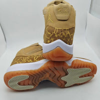 Sneakers, Gold Colorway, Lace Up Design, Casual Gift for Sneaker Fans