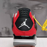 Mid Top Sneakers, Red Black Colorway, Lace Up Design, Casual Gift for Sneaker Fans