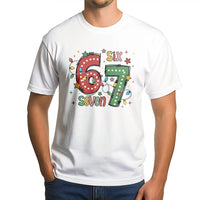 Festive Holiday Lights Graphic Shirt, 67 Birthday Christmas T-Shirt, Humorous Xmas Party Tee, Winter Birthday Shirt for Kids and Adults