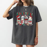 Humorous Medical Holiday Hospital Tee, Silent Night Nurse Christmas T-Shirt, ICU RN Nurse Christmas Graphic T-Shirt, Nursing Student Shirt