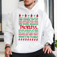 Iconic Holiday Movie Rant Sweatshirt, Humorous Christmas Quote Hoodie, Retro Humorous Xmas Party Pullover, Humorous Christmas Present for Adults