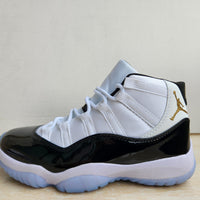 Sneakers, White Black Gold Colorway, Lace Up Design, Casual Gift for Sneaker Fans