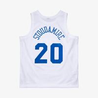 Toronto Huskies Damon Stoudamire 1996 Swingman Authentic Jersey - White