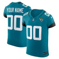 Jacksonville Jaguars Teal Elite Custom Jersey