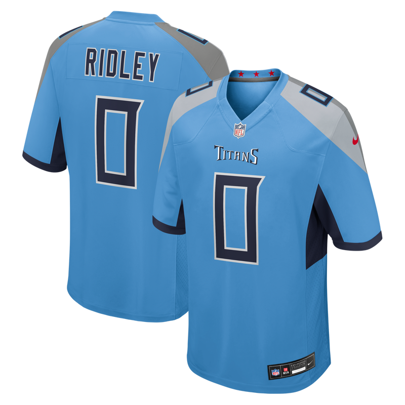Tennessee Titans Calvin Ridley Light Blue Team Game Jersey