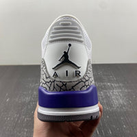 Retro Low Top Sneakers, White Yellow Purple Colorway, Lace Up Design, Casual Gift for Sneaker Fans